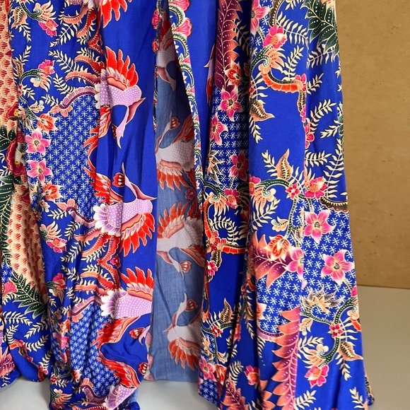 JAASE Blue Maxi Dress With Floral Pattern - Picture 2 of 8